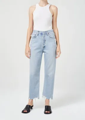 90's Crop Mid Rise Loose Straight Jeans ~ Nerve