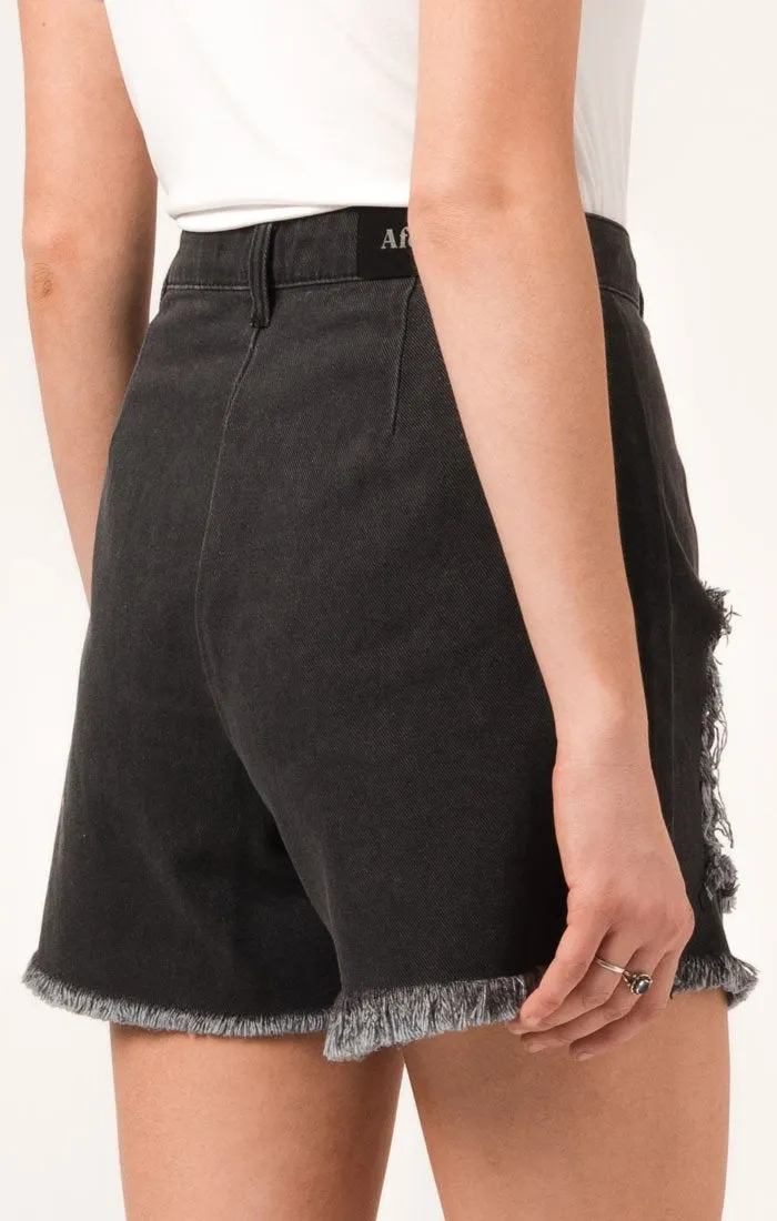 Afends Womens Beat Seventies - Denim Shorts