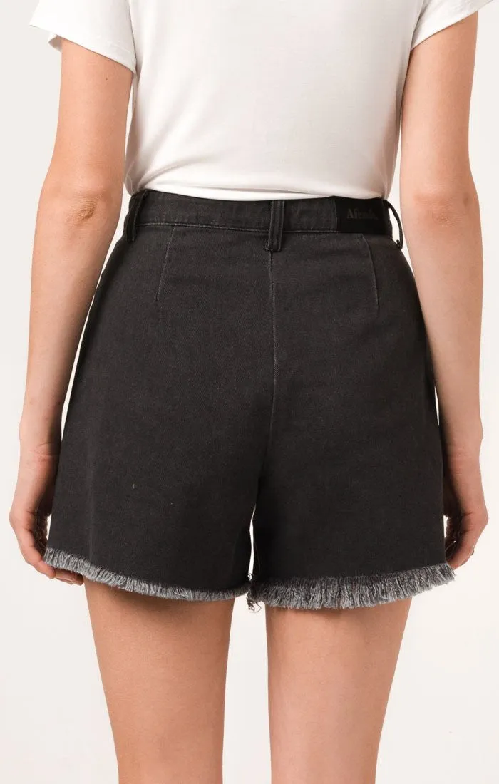 Afends Womens Beat Seventies - Denim Shorts