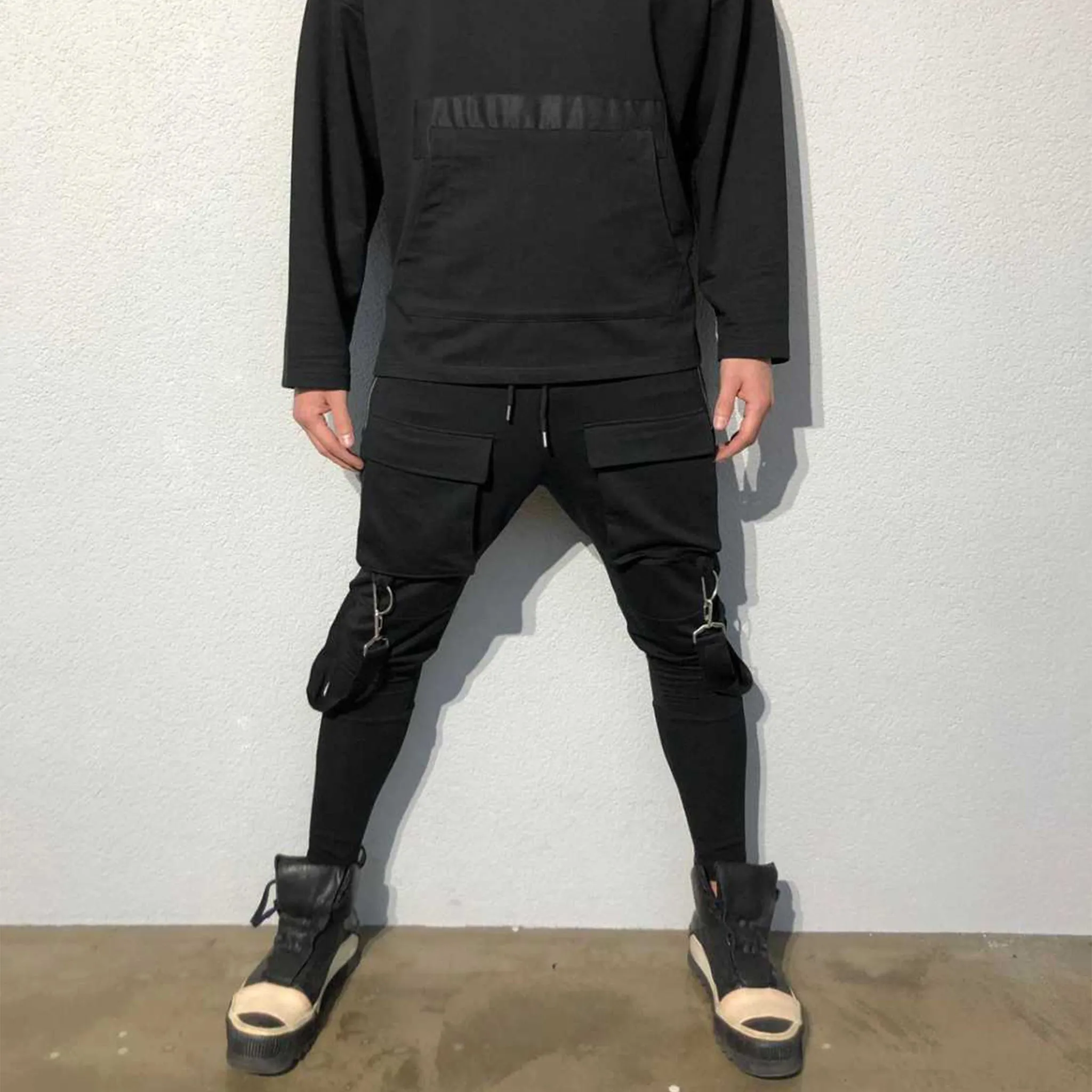 [Alessandro] Black Fashion Jogger