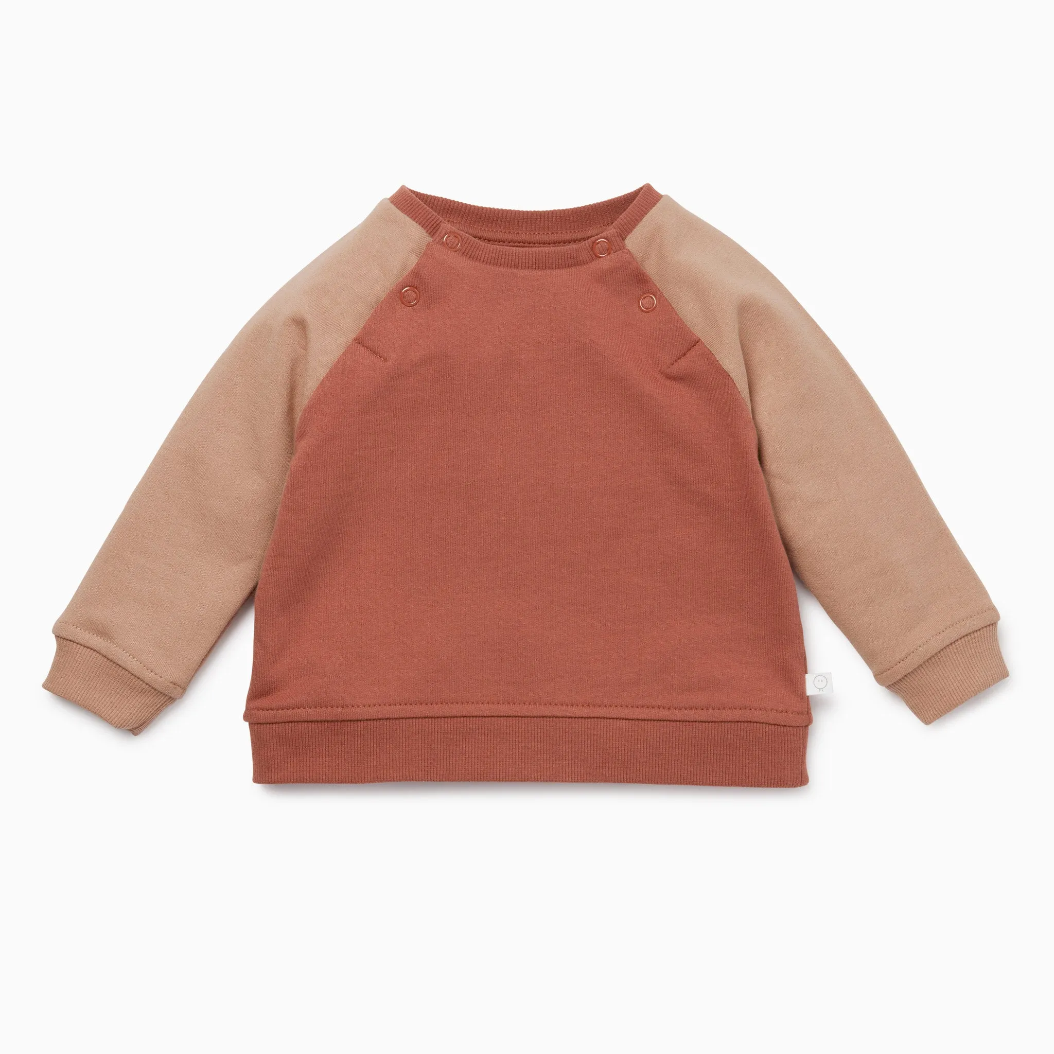 Caramel Raglan Sleeve Sweatshirt & Jogger Set