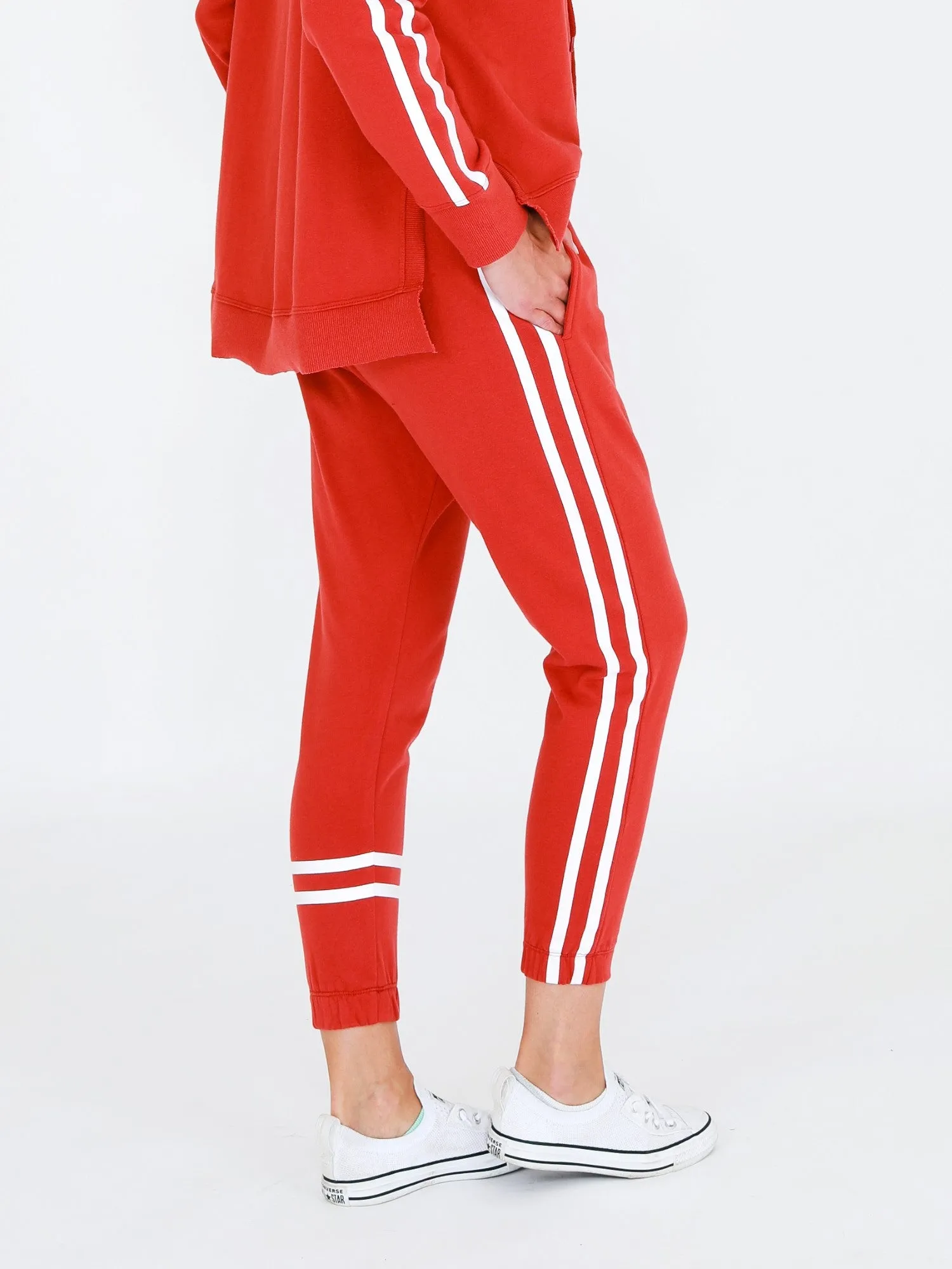 Charlise Two-Stripes Sweatpants