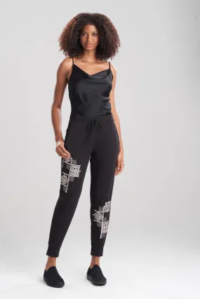 Cocoon Embroidered Jogger Pants