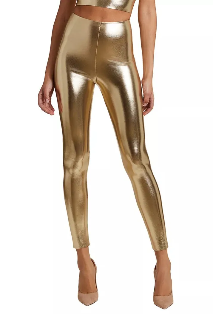 Commando Faux Leather Legging - Goldleaf