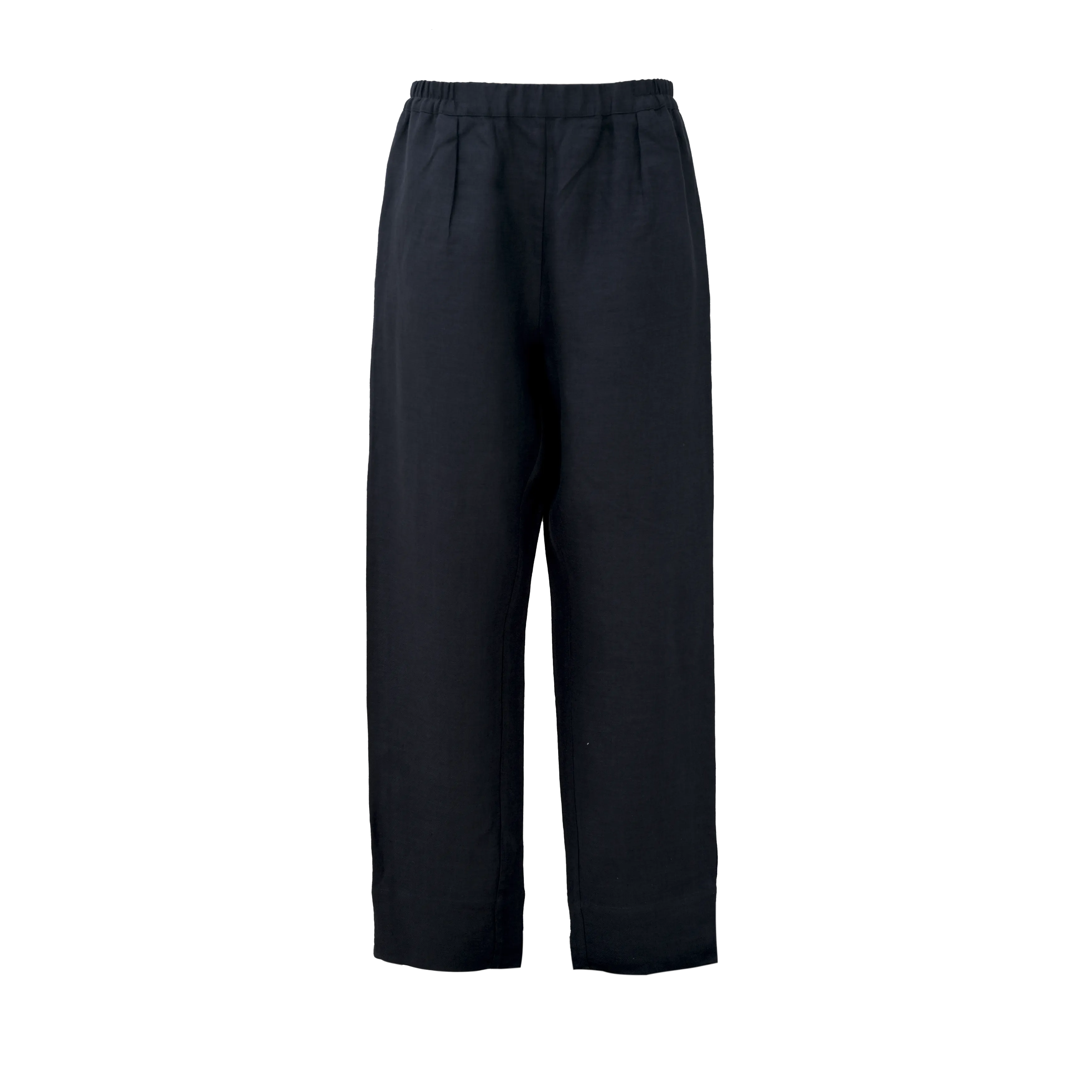 Dark Navy Twill Linen Resort Pants