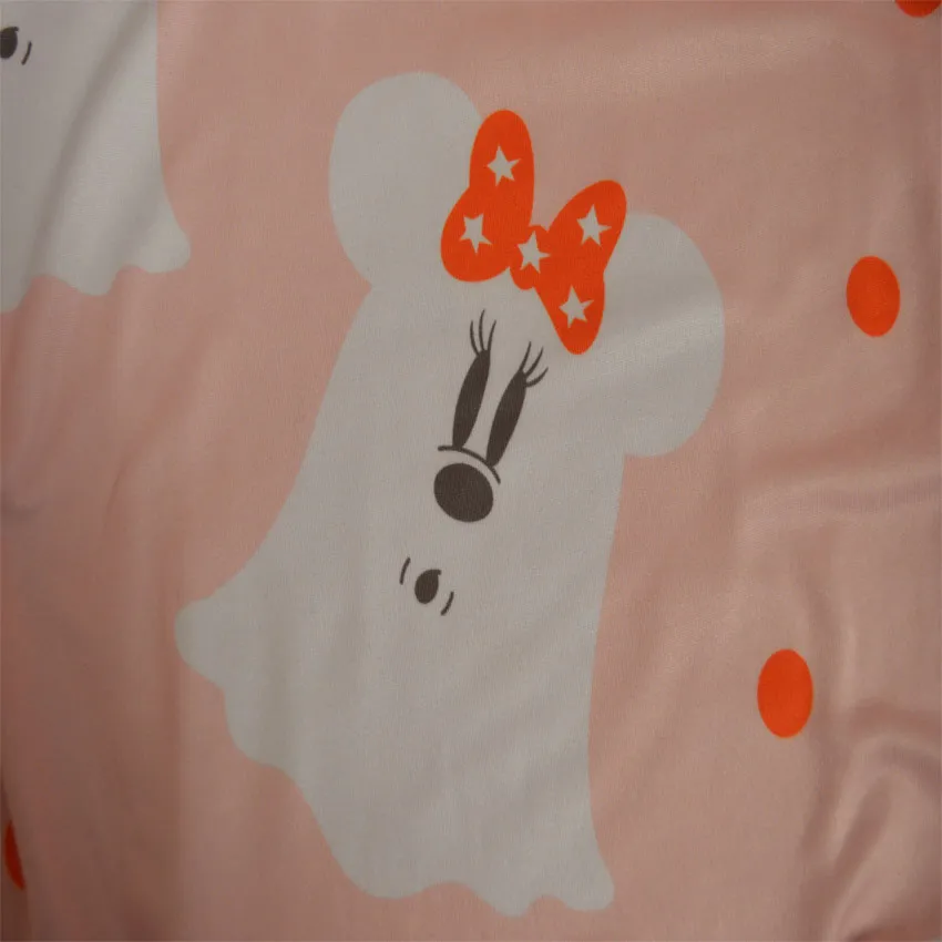 Disney Mickey and Minnie Ghosts Halloween Long Sleeve Pajama