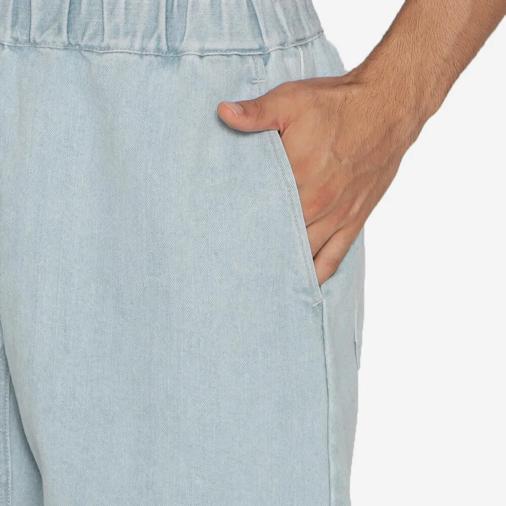 Easy Denim Shorts - High Light Indigo