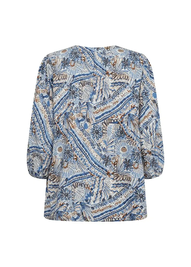 Fatana Blouse in Skyway Combi
