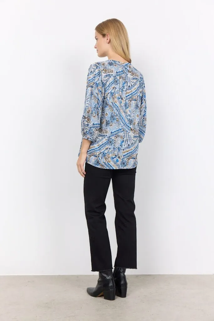 Fatana Blouse in Skyway Combi