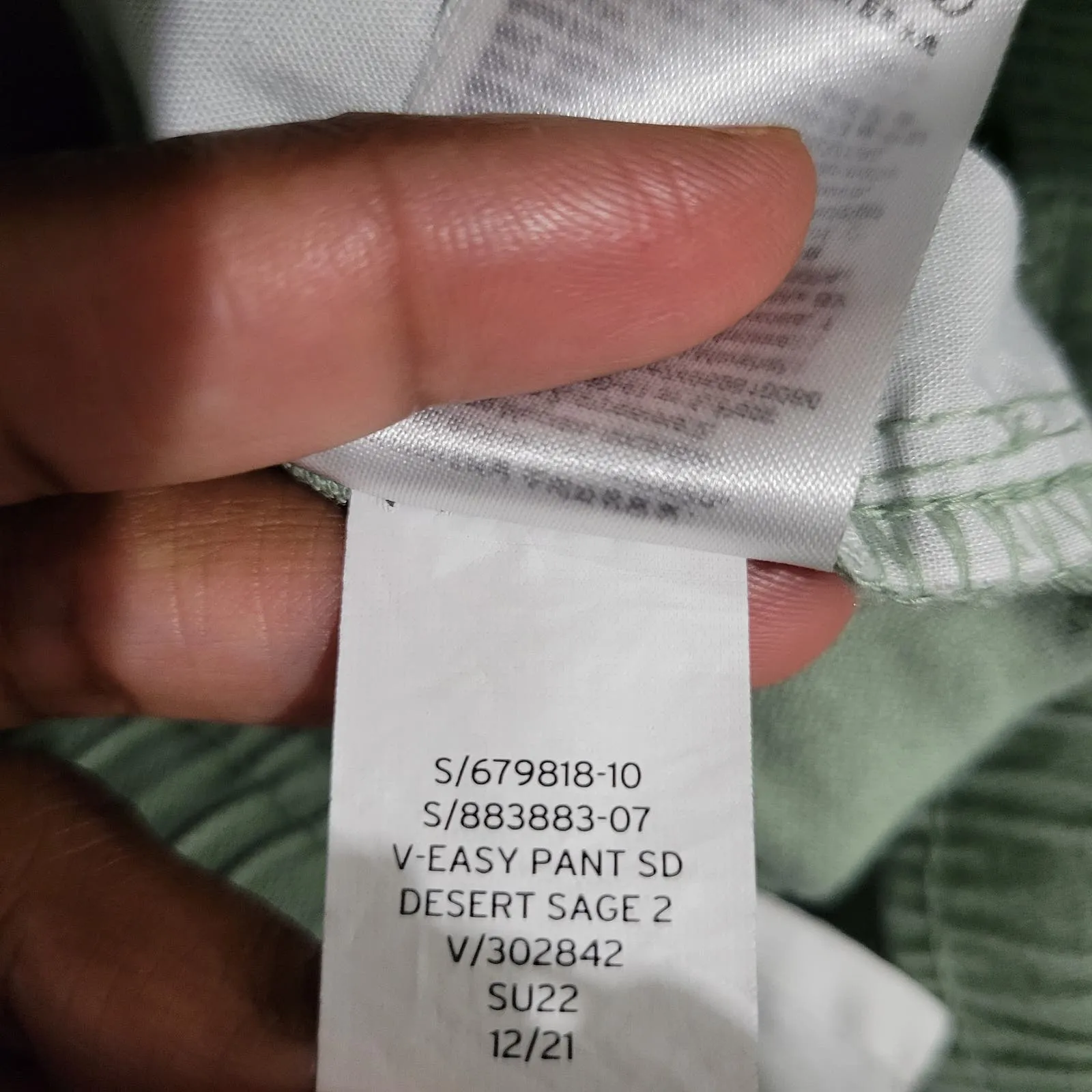 Gap Easy Pant Green Sage Straight Cropped Pull On Elastic Waist High Rise Size Small