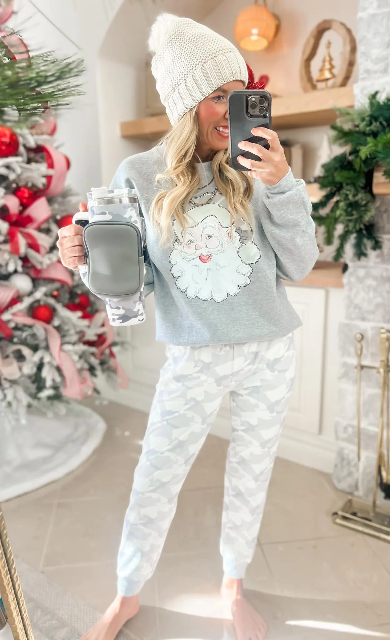 Grey Camo Everyday Joggers by Salty Wave*