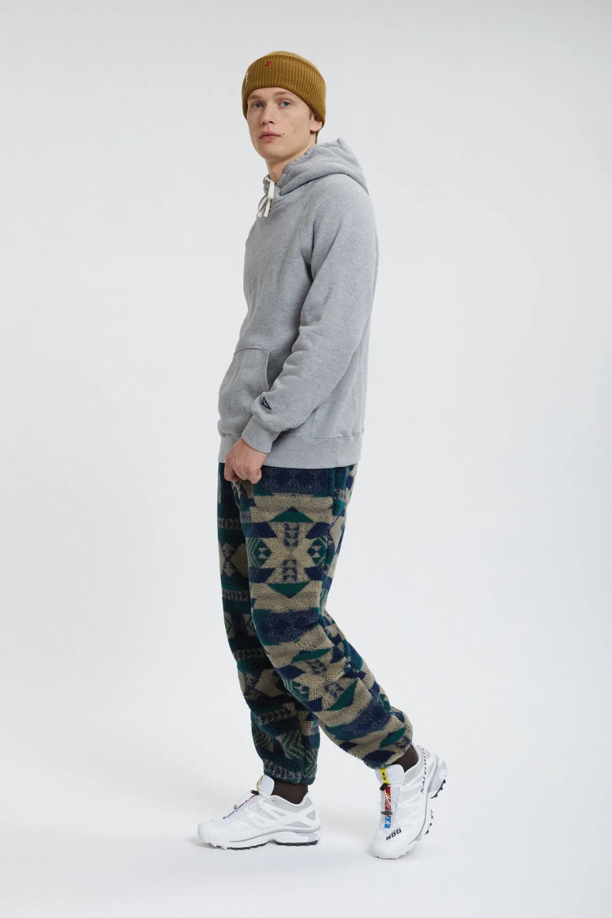 Gym Trousers Wide Jacquard Boa