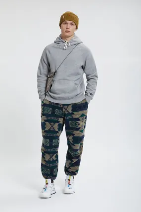Gym Trousers Wide Jacquard Boa