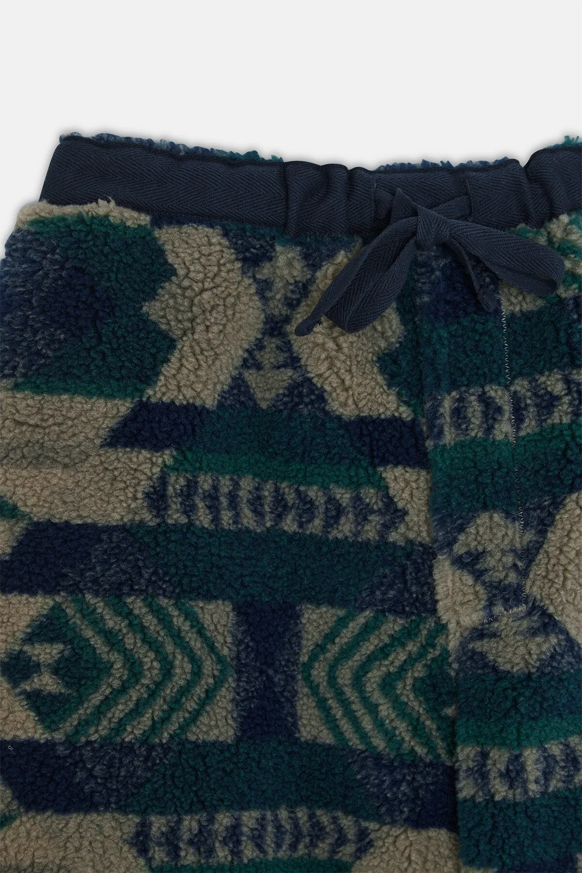 Gym Trousers Wide Jacquard Boa