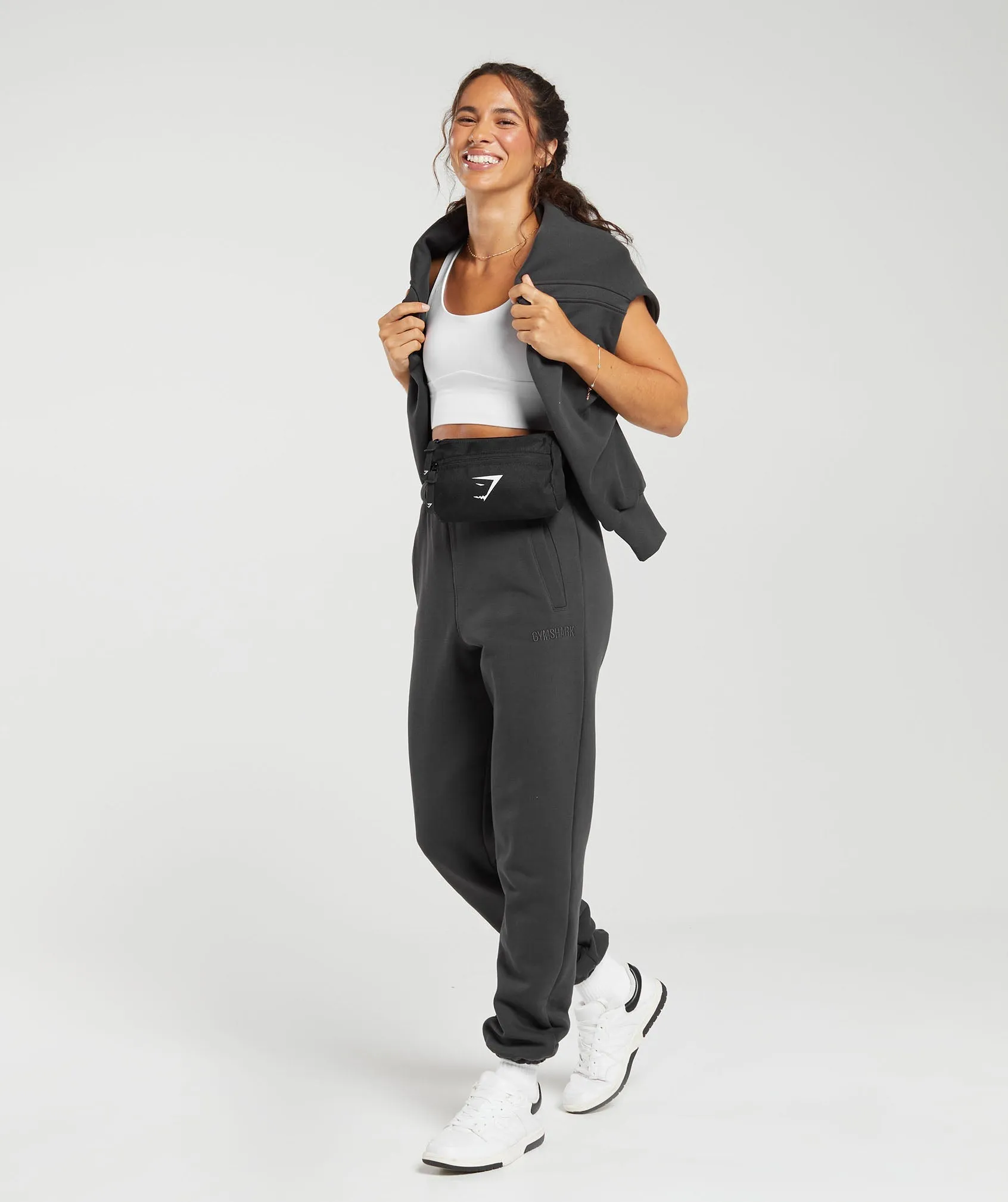 Gymshark Heavyweight Loopback Sweat Joggers - Asphalt Grey
