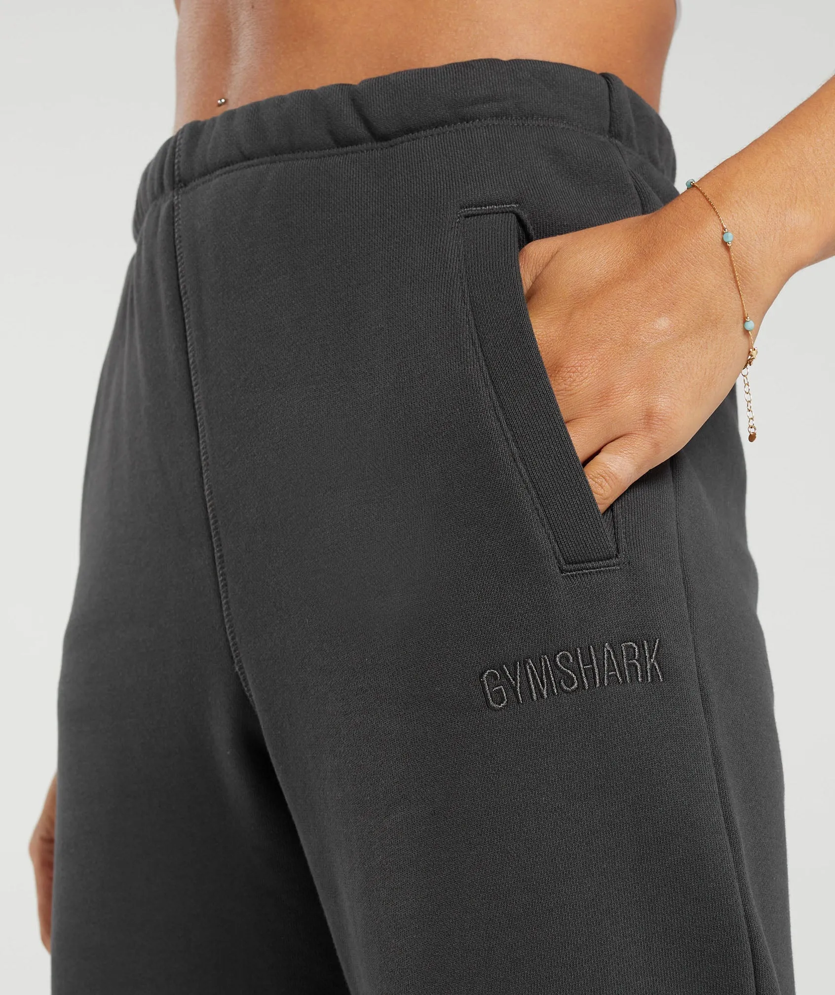 Gymshark Heavyweight Loopback Sweat Joggers - Asphalt Grey