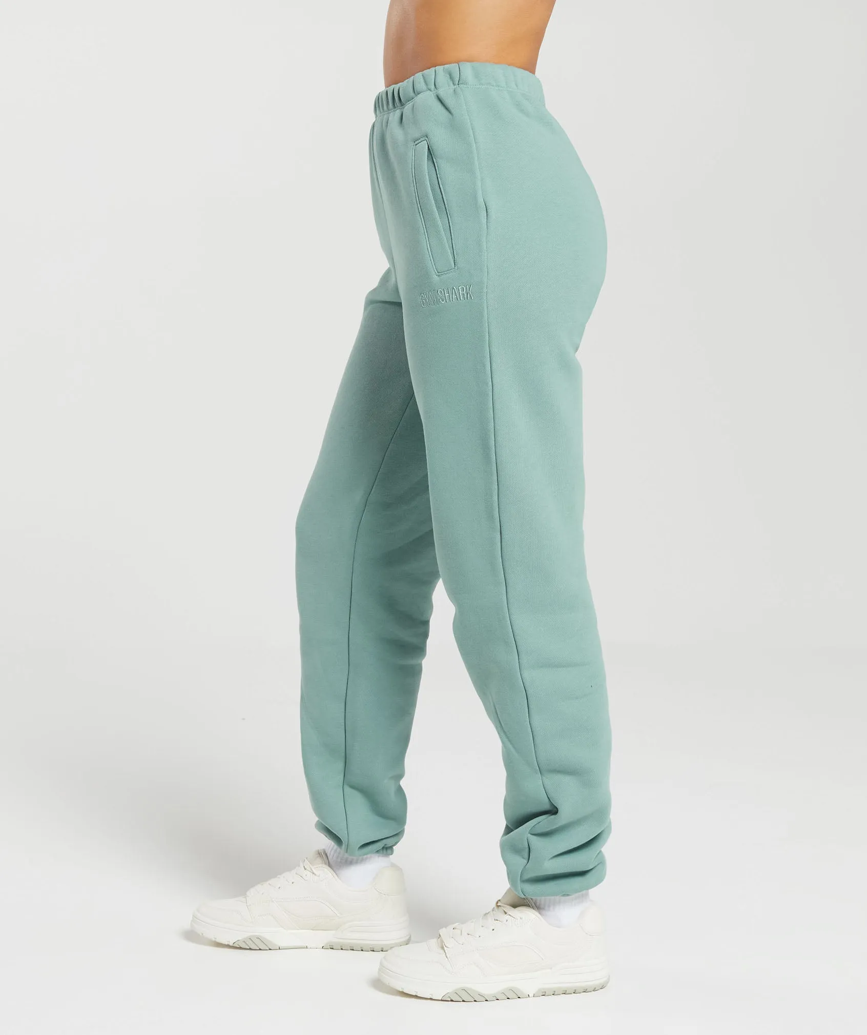 Gymshark Heavyweight Loopback Sweat Joggers - Duck Egg Blue