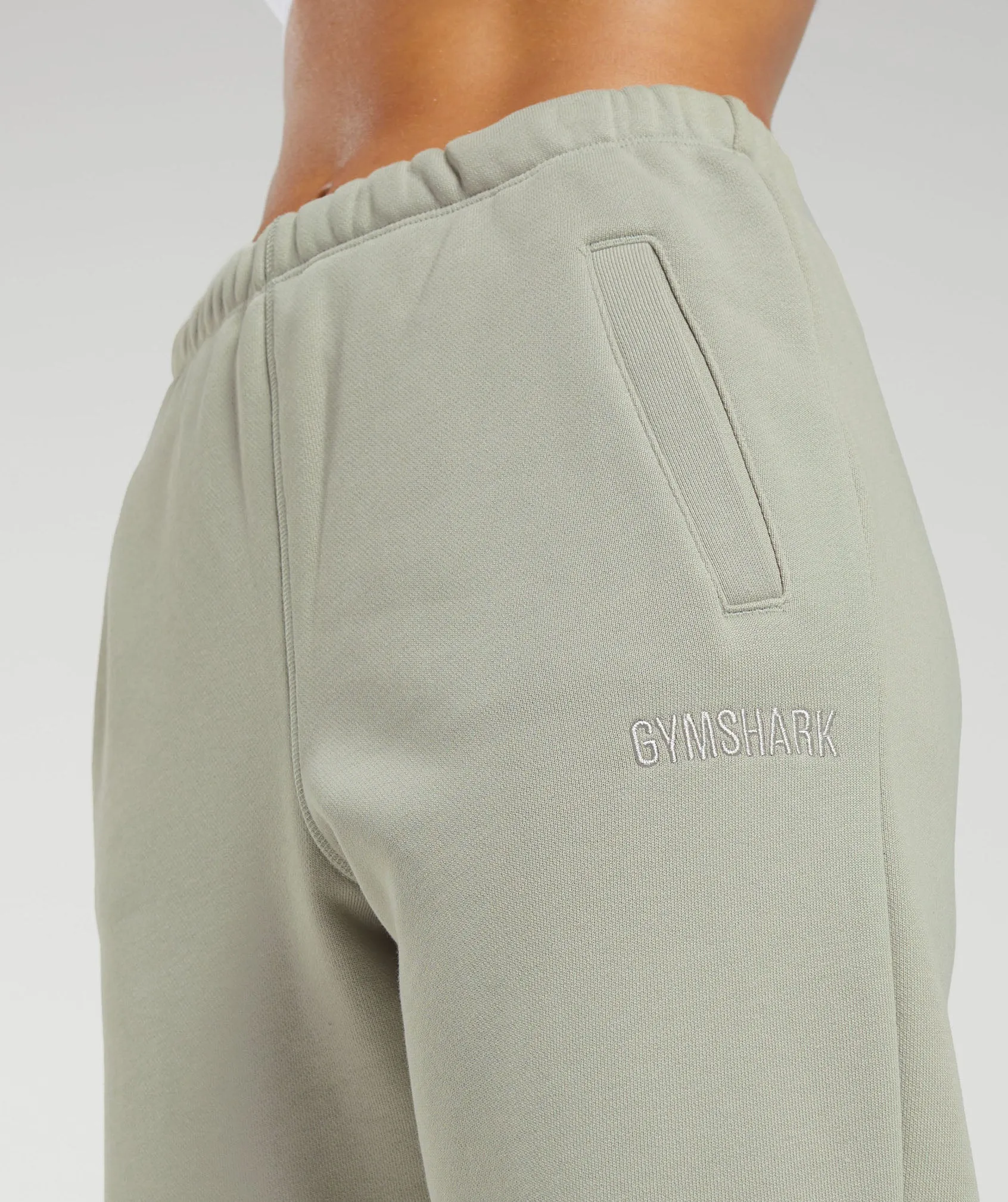 Gymshark Heavyweight Loopback Sweat Joggers - Stone Grey
