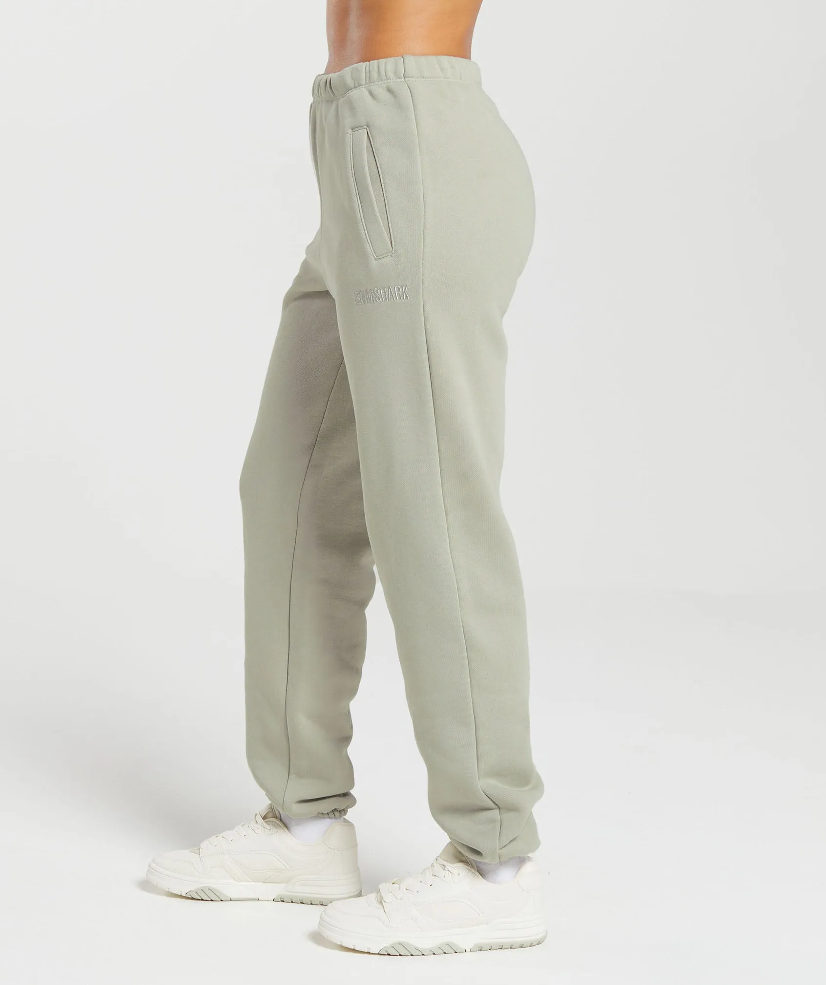 Gymshark Heavyweight Loopback Sweat Joggers - Stone Grey