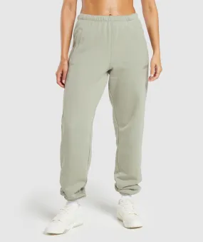Gymshark Heavyweight Loopback Sweat Joggers - Stone Grey
