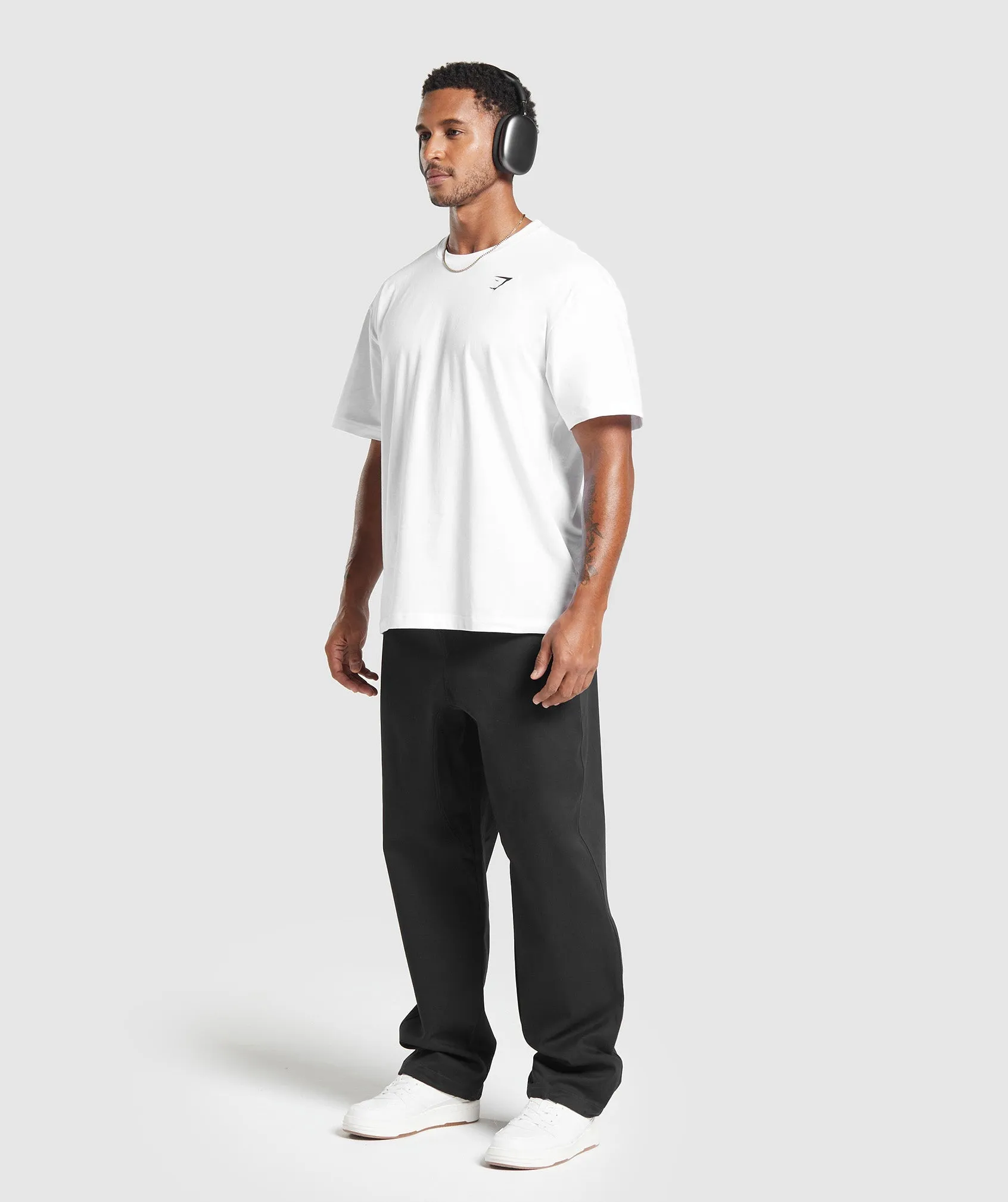 Gymshark Rest Day Woven Oversized Joggers - Black