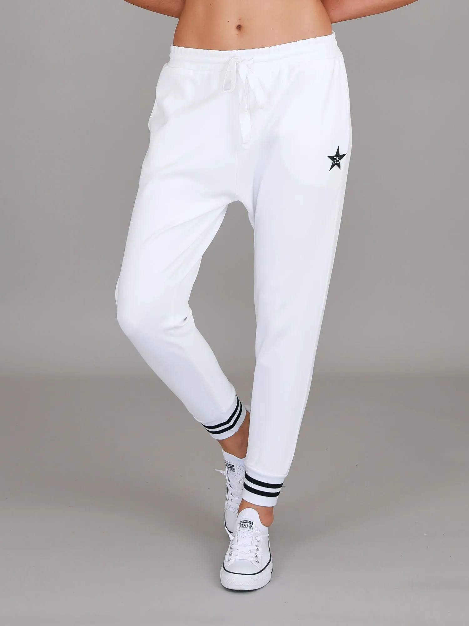 Harlow Stripe Rib Sweatpants