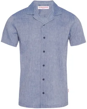 Hibbert Linen Shirt in Blue