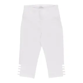 lily morgan Women's Caged Capris Pants, White
