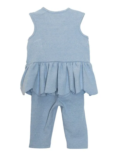 Mabel   Honey Blue Scallop 2 PC Set 12M-6Y