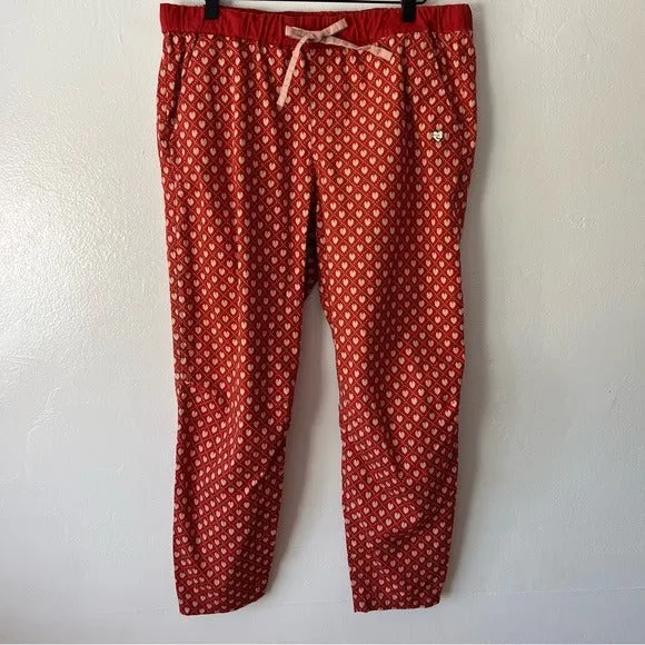 Maloja Pull on Pants with Drawstring in Hearts Print