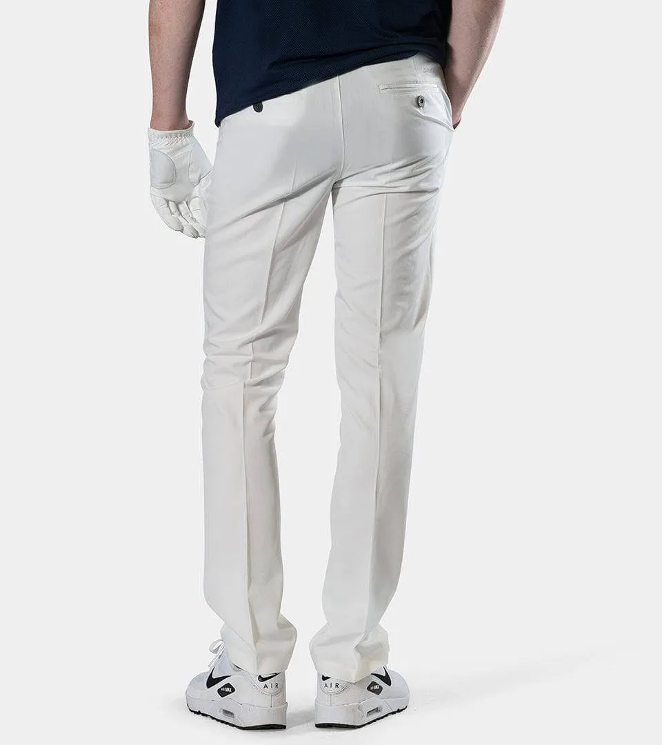 MENS CLIMA GOLF TROUSERS WHITE