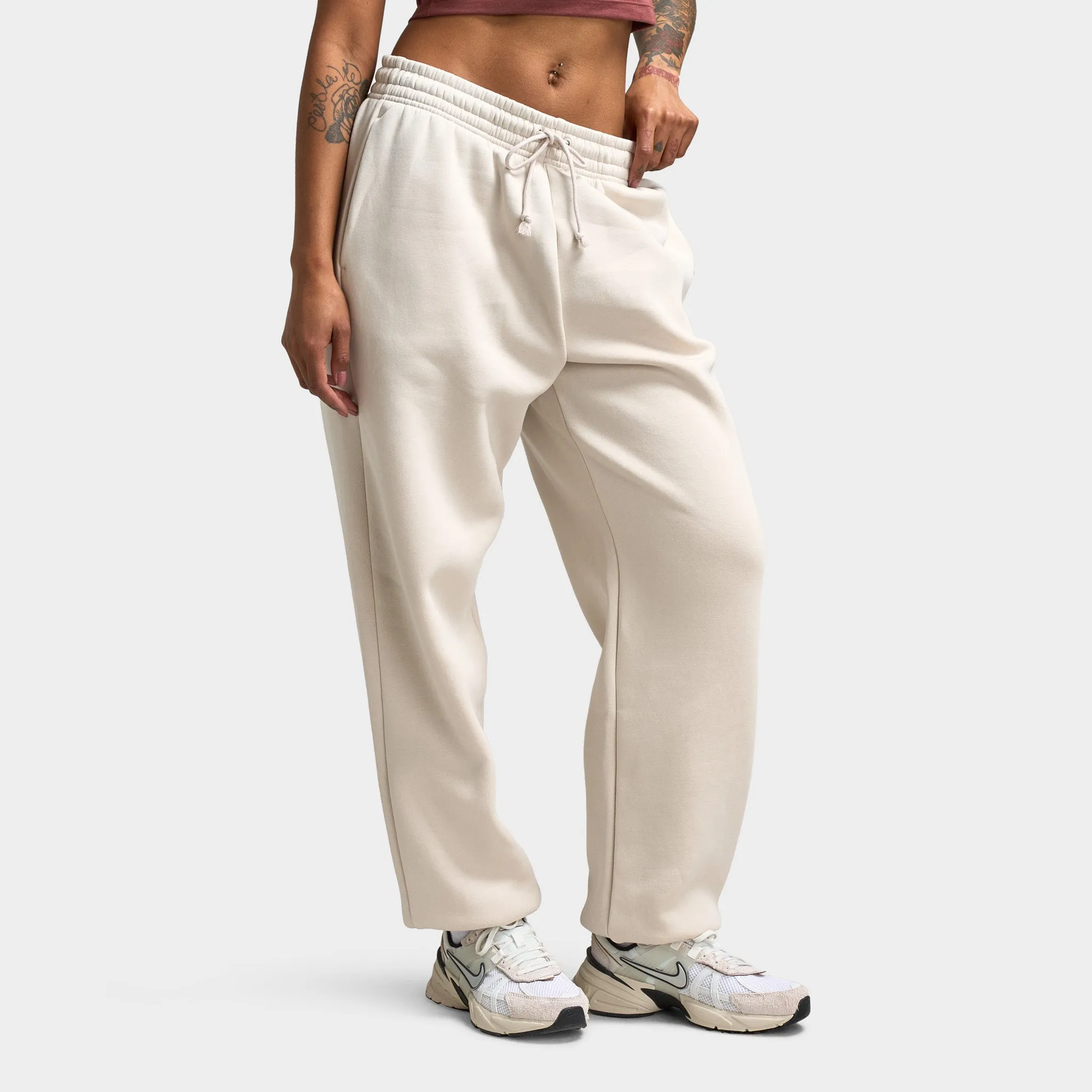 Nike Sportswear Women's Phoenix Fleece Oversized Sweatpants Light Orewood Brown / Sail