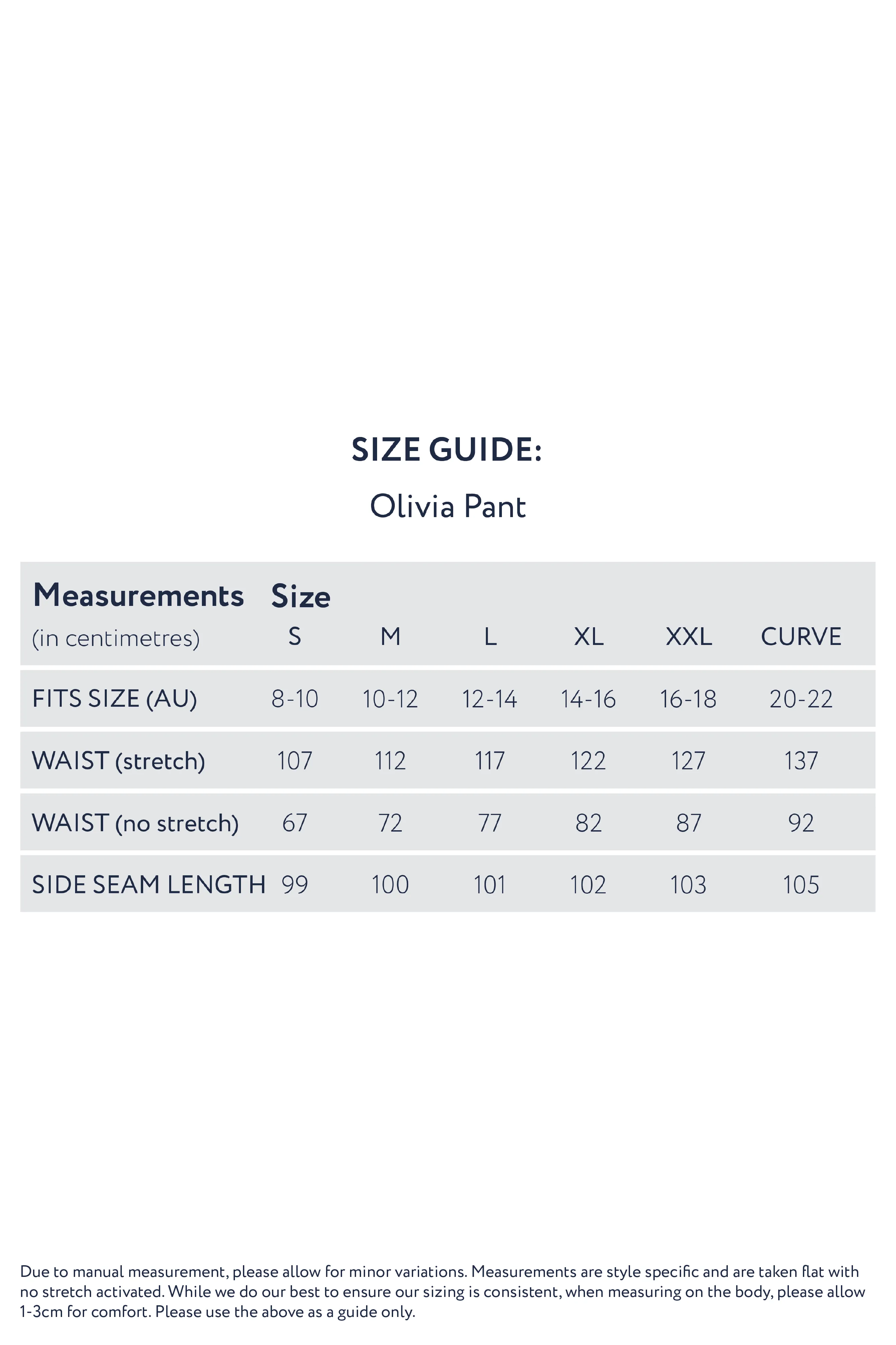 Olivia Pant | White | FINAL SALE