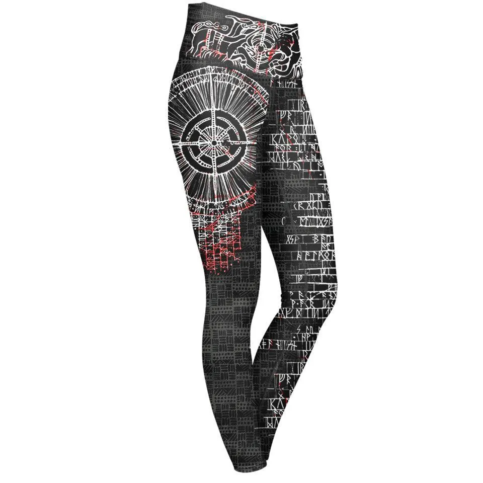 Opala High Waisted Leggings - Blood Edition