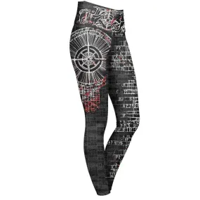 Opala High Waisted Leggings - Blood Edition
