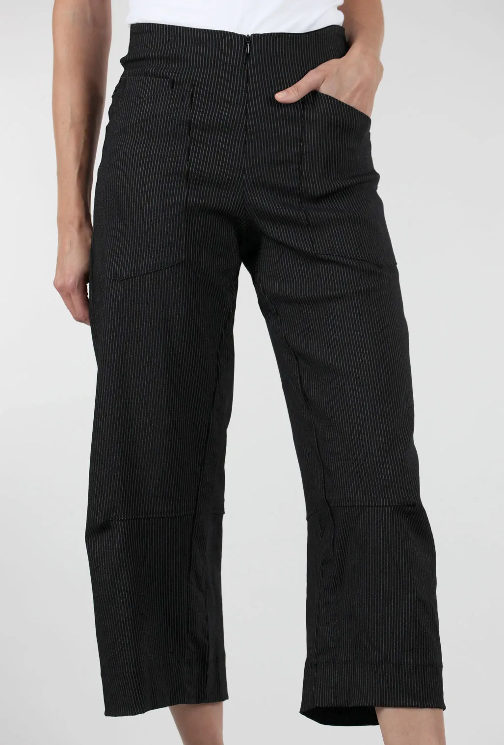 Rimini Pant, Black Stripe
