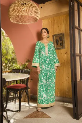 Shehrnaz - SHK-1139 - 2 Piece - Emerald Green - Embroidered