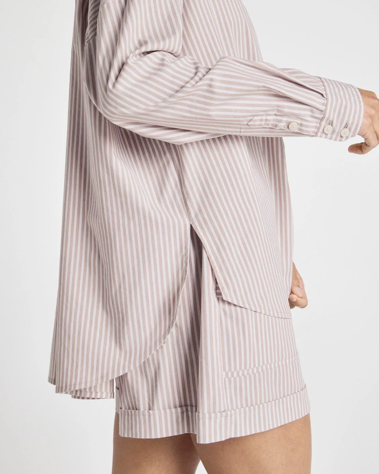 Splendid x @Cellajaneblog Striped Poplin Button Down
