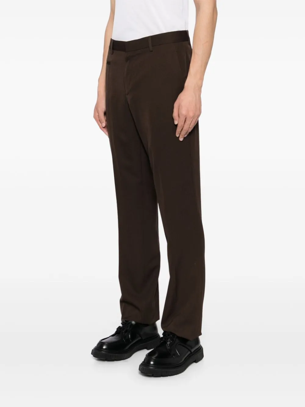 Straight-Leg Silm Trousers