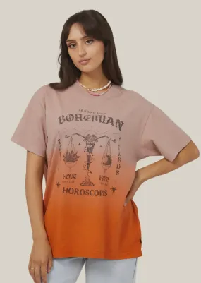Tarot oversized tee - multicoloured