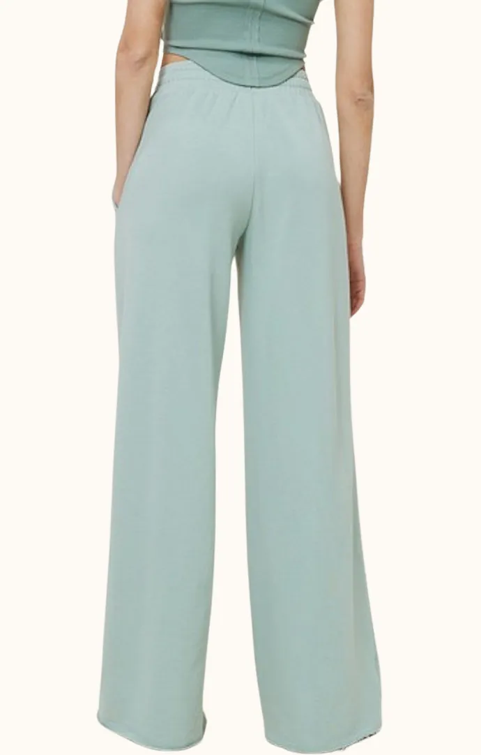 Tayla Black Wide Leg Sweatpants