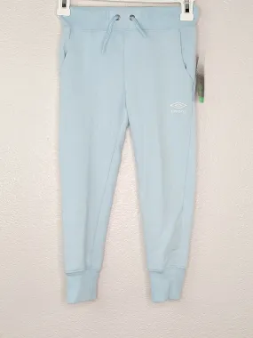 Umbro Girl’s Baby Blue Athletic Jogger Sweatpants with Pockets Size XS (4-5)