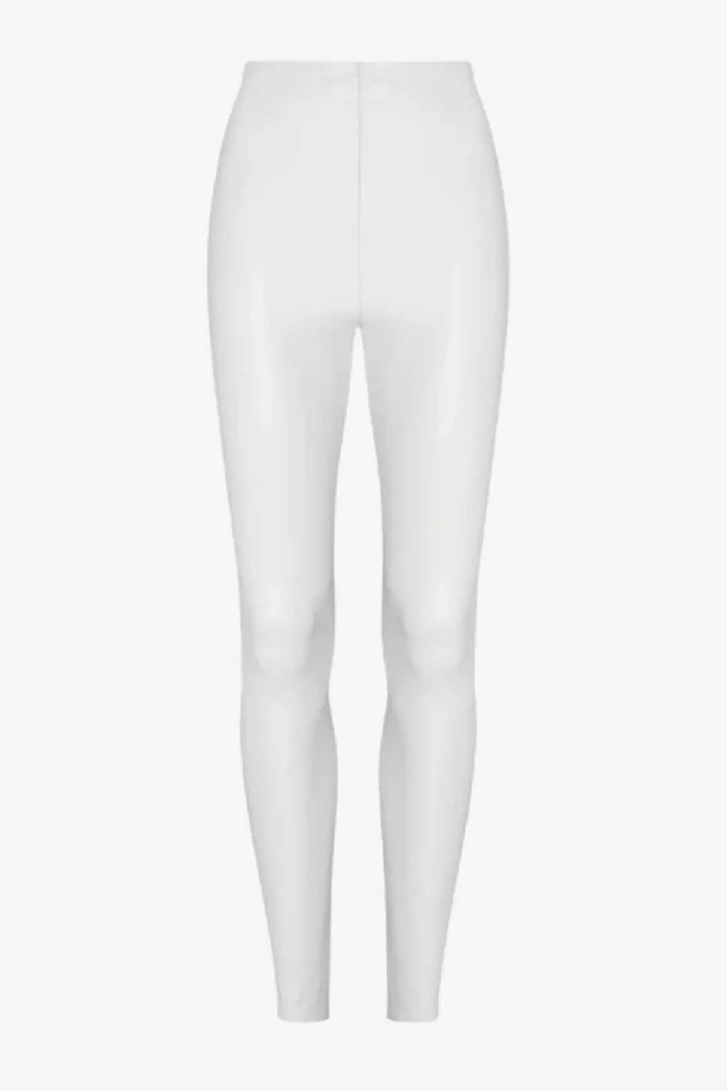 White Faux Leather Legging