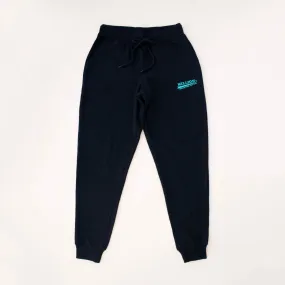Women's Black Cozy Fleece Sweatpants