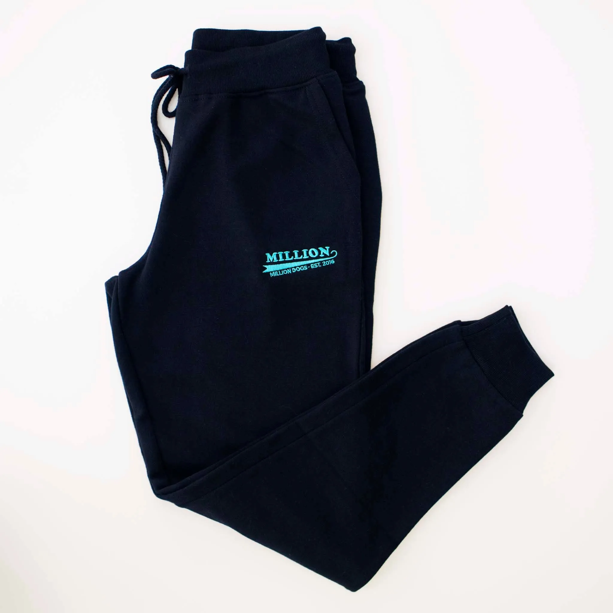 Women's Black Cozy Fleece Sweatpants